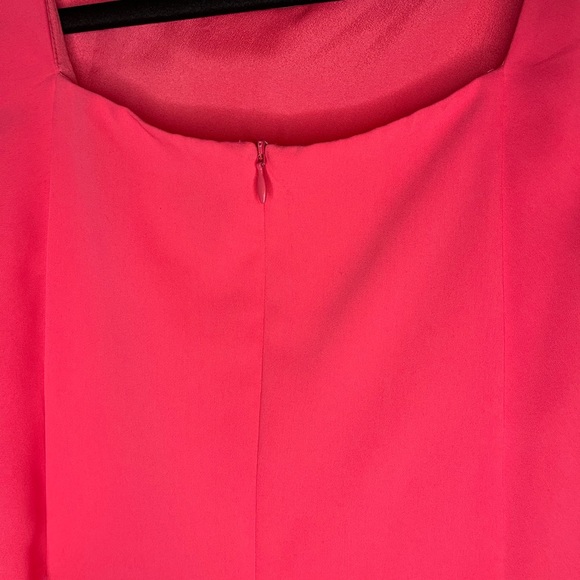 TRINA TURK Pink Scenic Flare Sleeve Pink Shift Dress - Picture 4 of 12